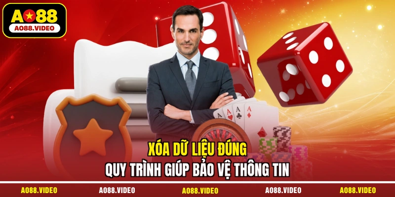 Xóa dữ liệu đúng quy trình giúp bảo vệ thông tin